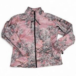 Guide’s Choice for Her Pink Camo Fleece Zip Jacket Women’s Large NWOT